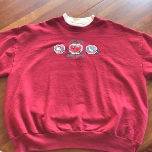 Vintage Top Stitch Christmas Sweater
